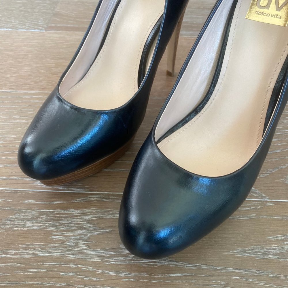 NEW! Dolce Vita Round Toe Pump | Black | 9.5 - Picture 2 of 5